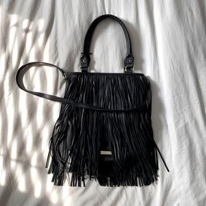 Steve Madden Western Fringe Tote with Crossbody
